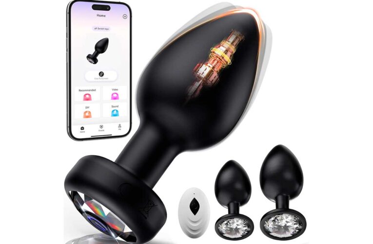 Enchufe vibrador anal femenino de silicona con control remoto