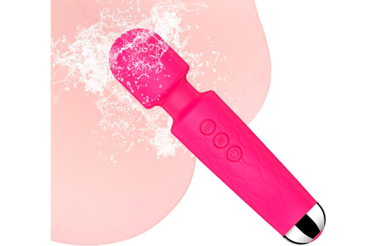 Consolador vibrador impermeable para punto G con 8 velocidades