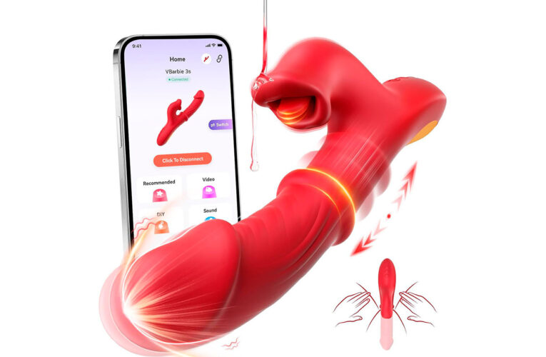 Consolador Toendi con 7 velocidades ajustables para punto G con estimulación profunda